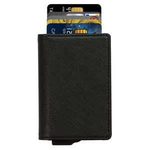 Portefeuille de voyage unisexe mini personnalisé, ouverture courte, en aluminium, porte-cartes et argent, doublure en nylon, anti-vol, blocage RFID - Product Image 3