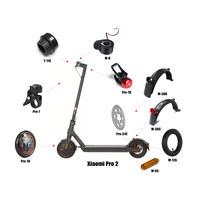 Nuevo Kit de Scooter Eléctrico Xiaomi M365 con Motor Bub, Llanta, Neumático, Freno, Casco, Luz, Guardabarros, Bloqueo, Piezas y Accesorios