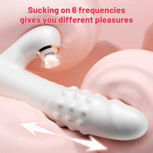 Vibrador Telescópico Rotativo com Bolas Peristálticas e Vibração, Recarregável via USB, à Prova d'Água IPX7 - Oferta Imperdível - Product Image 4
