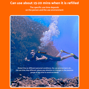 TUDIVING <span class=keywords><strong>Mini</strong></span> Offre Spéciale portable 1L Sports nautiques Kit de <span class=keywords><strong>bouteille</strong></span> de <span class=keywords><strong>plongée</strong></span> en apnée réservoir <span class=keywords><strong>compresseur</strong></span> d'air équipement de <span class=keywords><strong>plongée</strong></span> sous-marine - Product Image 4