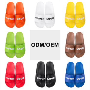 Claquettes en PVC avec logo personnalisé pour la plage, l'hôtel, les cadeaux d'entreprise, sandales promotionnelles en gros avec faible MOQ - Product Image 1