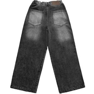 กางเกงขายาวทรงหลวมสไตล์ชิคสำหรับฤดูร้อน ShanLai Custom Chic / กางเกงยีนส์ผู้ชายทรงหลวมแบบมีซิปยาวขายส่ง - Product Image 4