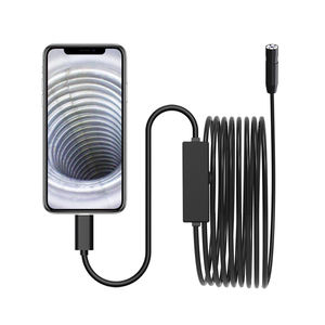 Dearsee 8mm tek Lens endoskop kamera esnek tel 5m oto tamir muayene Video kamera endüstriyel endoskop - Product Image 1