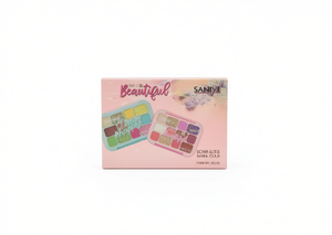 Saniye Bellissima palette di ombretti multicolori con finitura shimmer per il trucco degli occhi - Product Image 1