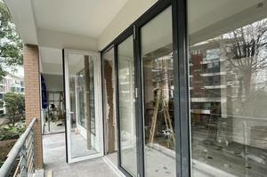 Portes coulissantes pliantes en alliage d'aluminium, pour buanderie, atelier automobile, balcon, jardin - Product Image 3