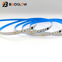 Bande lumineuse LED haute luminosité 24V pour décoration intérieure, bande LED à haut rendement lumineux, PCB 8mm, 126 LED/m, bande LED 2835 pour TV