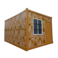 Casa Contenedor Plegable Prefabricada de Alta Calidad, 20 pies, Estructura de Acero Modular Moderna, Casa Móvil Pequeña