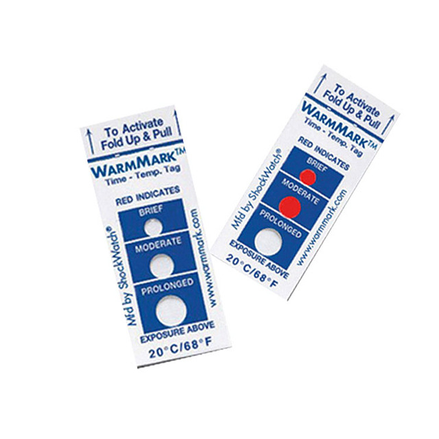 WarmMark Time-Temperature Indicator for Medical Transportation Monitor Transportation Temperature