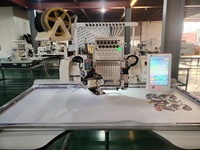 JCM-1201sequin machine barudan broderie machine vêtements machines