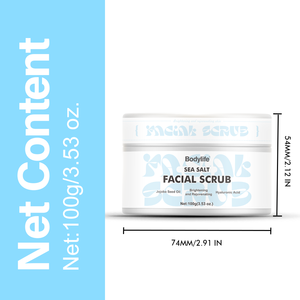 <span class=keywords><strong>Bodylife</strong></span> Meersalz-Peeling Organic White ning Peeling Feuchtigkeit spendend und nährt tief reinigendes Gesichts peeling - Product Image 5