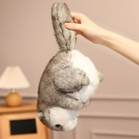 Jouet loutre en peluche super doux PP coton rempli de motifs lavés sous vide Collection d'animaux pondérés pour le soulagement du stress Anniversaire parfait