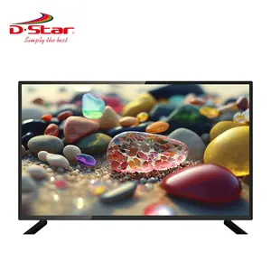 最高质量的高清电视，黑色塑料水泥家庭电视，24英寸液晶智能LED电视