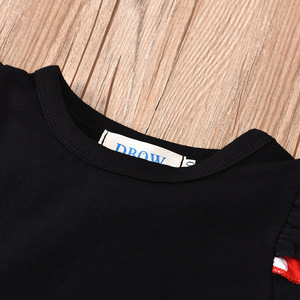 Ropa de Diseñador al por Mayor para Niñas de 2 Años, Falda y Top de Algodón, Conjunto de Ropa - Product Image 2