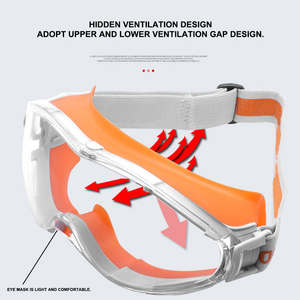 نظارات حماية العين شفافة مضادة للخدش والغبار واقية للعمل نظارات السلامة - Product Image 2