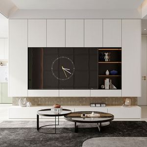 Compact Wooden <b>TV</b> Cabinet with Hidden Drawers for <b>Small</b> Spaces-for Home Hotel or Apartment Living Room Furniture - Product Image 2