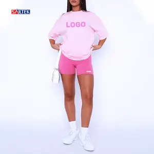 High Quality Pink Ladies Y2k Clothing T-shirt Customized Women Short Sleeve 100% Cotton Pink Shirts For Women