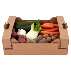 Personalizado melhor preço papel enrolado frutas e vegetais caixa de embalagem feita na china