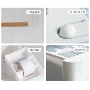 <span class=keywords><strong>Armadio</strong></span> Portatile per Bambini con Doppia Anta Apribile, Organizzatore per Vestiti, Mobili per Camera da Letto - Product Image 4