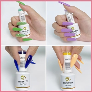 Kit de vernis à ongles en gel en gros, produits pour ongles, usine OEM, vernis gel UV 15ml, couleur marque privée pour <span class=keywords><strong>nail</strong></span> art - Product Image 1