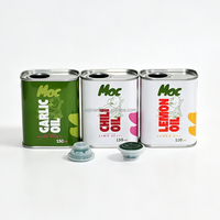 Boîte en fer blanc personnalisée de 150/175/220 ml pour huile d'olive, huile de truffe, huile de citron, huile de noix, huile d'avocat, huile de piment, huile de tournesol – Emballage Premium