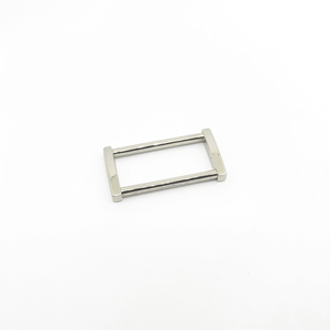 MING KEE METAL - Anillo de Hebilla Rectangular Cuadrado de Lujo Vintage de 38 mm, Aleación de Zinc, Sin Níquel, Alta Calidad, Accesorios para Anillos - Product Image 1