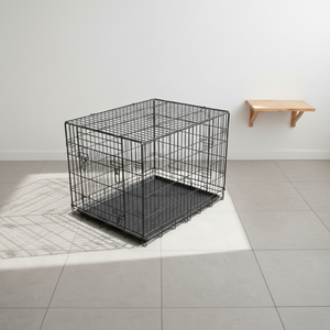 <span class=keywords><strong>Cage</strong></span> pour chien en métal en gros d'usine, <span class=keywords><strong>cage</strong></span> à animaux en fil métallique, facile à assembler, grand espace, durable, portable, avec plateau en PP et grille inférieure - Product Image 3