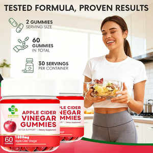 תוסף תזונה הרזיה פפטיד 1000 מ "ג תפוחים חומץ אבקת תמצית גמיות תיאבון גלולות מדכא - Product Image 6