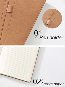 Schul bedarf stationär anpassen Leder <span class=keywords><strong>Nootbook</strong></span> Planer Buchdruck Journal - Product Image 4