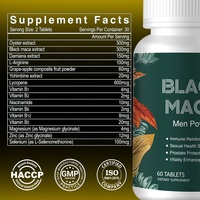 Nouveau Populaire Compléments Alimentaires à Base de Plantes pour Hommes Adultes Comprimés Énergisants Bonbons Lycopène Naturel et Maca Noire Compléments Énergétiques OEM pour Hommes