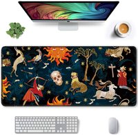 Mouse Gaming Custom Anime 3D Ukuran Ekstra Besar 900x400mm Anti-Selip Cetak Sublimasi CMYK Karet+Kain Bersertifikasi FCC Grosir