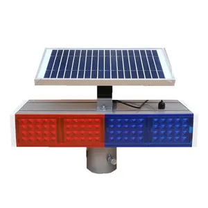 Road safety LED Blinker Strobe Flashing traffic light solar energy flashing warning light