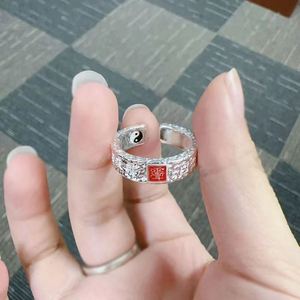 Thai Silver Color Men Finger Band <b>Ring</b> Chinese Style Taiji Jewelry Vintage Six-pointed Star Men's <b>Ring</b> HipHop Open <b>Adjust</b> <b>Ring</b> - Product Image 4
