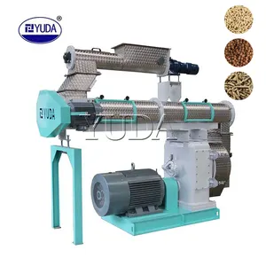 YUDA Hot Sale Szlh350 Poultry Feed Machine Pig/Sheep/Cattle Making Feed Pellet Processing Machines