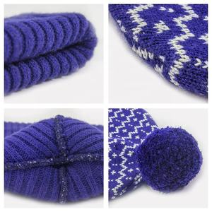 <span class=keywords><strong>Bonnet</strong></span> d'hiver <span class=keywords><strong>tricot</strong></span>é en laine fauk fourrure de marque avec logo pour hommes <span class=keywords><strong>Bonnet</strong></span> à <span class=keywords><strong>pompon</strong></span> à revers pour snowboard - Product Image 6