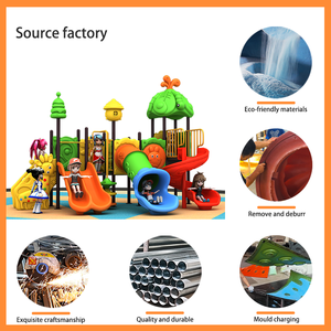 Trượt trẻ em bằng nhựa cho Trường Mẫu Giáo, công viên giải trí mạo hiểm và các cơ sở và thiết bị, sân chơi ngoài trời - Product Image 4