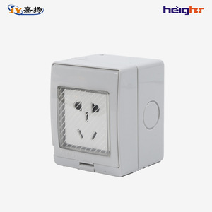 Heighzt - Estación de Carga para Exteriores con 5 Tomas de Corriente, Impermeable IP55, Caja de Tomacorrientes Resistente a la Lluvia para Jardín y Baño, Personalizable - Product Image 2