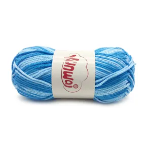 अनुकूलित चंकी यार्न बुनाई Crochet हाथ 100% कपास यार्न