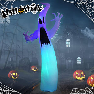 Vente chaude décorations d'halloween 2024 halloween gonflable extérieur fantôme halloween décor à la maison avec lumière LED - Product Image 4