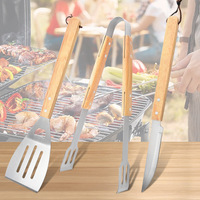 Ensemble d'ustensiles de barbecue SEB en acier inoxydable, accessoires de barbecue professionnels |   Outil de barbecue, avec sac, facile à transporter