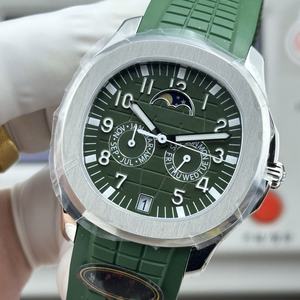 Montre mécanique multifonctionnelle 3K Designer Green Moonphase en acier inoxydable avec éclairage nocturne 39,9 mm, montre de sport et de loisirs pour homme - Product Image 4