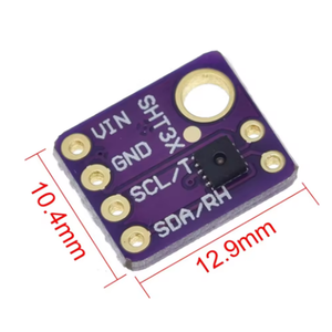 GY-SHT31-D โมดูลเซ็นเซอร์วัดอุณหภูมิและความชื้น I2C/IIC บレーคเอาท์ 3V 5V รับประกันสภาพอากาศ 365 วัน - Product Image 2