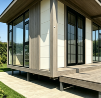 Cabane modulaire préfabriquée en bois de style japonais, chalet mobile en acier léger pour sites touristiques, cours et glamping
