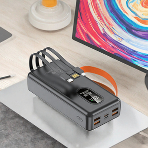 Banco de Energía de 30000mAh con Carga Rápida PD de 22.5W, Cargador Portátil con Pantalla LED y Cuatro Salidas USB para Viajes al Aire Libre - Product Image 3