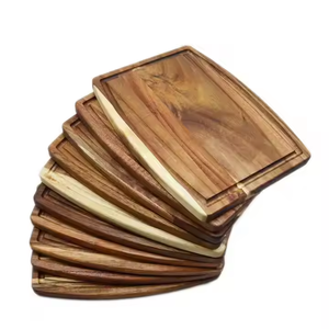 Planche à <span class=keywords><strong>d</strong></span>écouper écologique avec logo personnalisé en bois massif <span class=keywords><strong>d</strong></span>'<span class=keywords><strong>acacia</strong></span> naturel pour pain aux fruits bloc à <span class=keywords><strong>d</strong></span>écouper de cuisine en fibre de bois de bambou - Product Image 6
