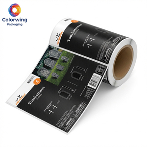 Étiquettes autocollantes résistantes à l'humidité, enroulables, brillantes, en BOPP, flexographiques, pour décorations d'Halloween - Product Image 3