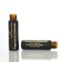 Bouteille à roulettes 10ml noir mat ambre bleu bouteilles en verre avec boule en métal 1/3 oz pour emballage d'huile de parfum cosmétique