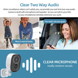 GlomarketTuya 3MP WiFWiFi Security <b>Camera</b> with PIR Motion Detection, Two-Way Audio, Cloud 5200mAh Battery for Home Outdoor - Product Image 5