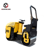 Rouleau vibratoire à double tambour pour asphalte de 1000 kg avec moteur, pompe et moteur électrique - MOUNTAIN RAISE MR10