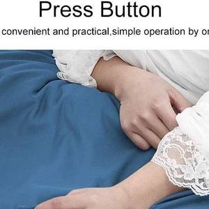 Saco de dormir rectangular Woqi, tipo sobre, 2000g, poliéster transpirable, lavable a máquina, para adultos, viajes, camping, color azul pavo real - Product Image 5