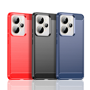 Coque de téléphone en fibre de carbone antichoc TPU pour Realme 15 Pro - Product Image 1